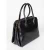 Černá kabelka s uchem a se třemi přihrádkami (Velikost 37.5)