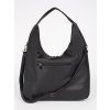 Černá dámská kabelka přes rameno s nastavitelným popruhem (Velikost one size)