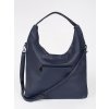 Tmavě modrá dámská kabelka přes rameno s nastavitelným popruhem (Velikost one size)