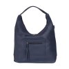 Tmavě modrá dámská kabelka přes rameno s nastavitelným popruhem (Velikost one size)