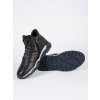 Pánské černé zateplené kotníkové boty šněrovací (Velikost 40)