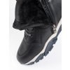 Pánské černé zateplené kotníkové boty šněrovací (Velikost 40)