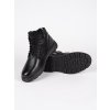 Pánské černé zateplené boty na šněrování (Velikost 40)