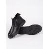 Černé zimní kotníkové pánské boty zateplené (Velikost 40)