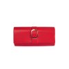 Malá červená dámská kabelka se sponou (Velikost one size)