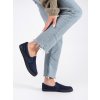 Tmavě modré nazouvací tenisky slip on (Velikost 36)