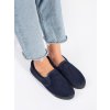 Tmavě modré nazouvací tenisky slip on (Velikost 36)
