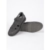 Šedé pánské mokasíny děrované (Velikost 40)
