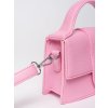 Růžová malá kabelka s uchem (Velikost one size)