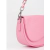 Růžová kabelka typu ledvinka (Velikost one size)