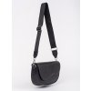 Černá kabelka typu ledvinka (Velikost one size)