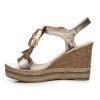 BOHO SANDÁLY NA KLÍNU (Velikost 38)