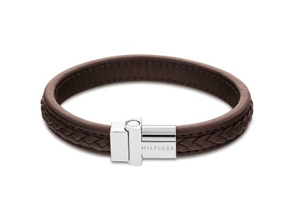 Tommy Hilfiger Moderní kožený náramek s ocelovým zapínáním 2790376 délka 20,5 cm