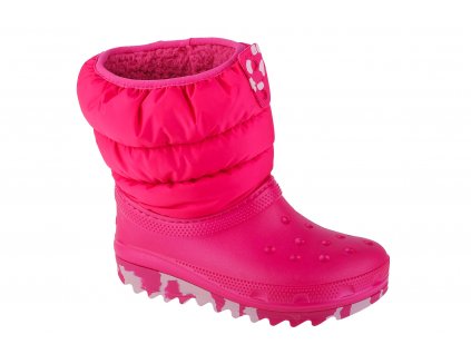 Dívčí zimní boty Crocs Classic Neo Puff Boot Kids 207684-6X0
