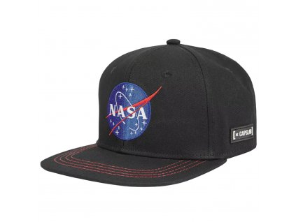 Pánská černá kšiltovka Capslab Space Mission NASA Snapback Cap CL-NASA-1-US2
