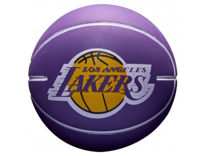 Basketbalový míč Wilson NBA Dribbler Los Angeles Lakers Mini Ball WTB1100PDQLAL