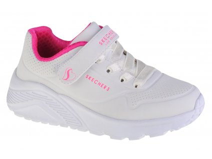 Dívčí bílé tenisky Skechers Uno Lite 310451L-WHP