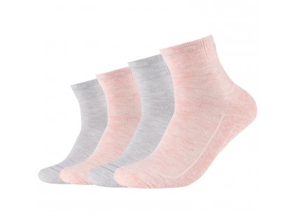 Ponožky Skechers 2PPK Basic Cushioned Quarter Socks SK42019-4281