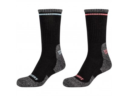 Dámské ponožky Skechers 2PPK Women Trail Wool Socks SK41105-9999
