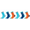 Chlapecké ponožky Skechers 6PPK Boys Casual Patterned Socks SK41081000-5803
