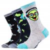 Chlapecké ponožky Skechers 3PPK Boys Casual Space and Smileys Socks SK41060-5801