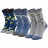 Chlapecké ponožky Skechers 3PPK Boys Casual Glow In The Dark Socks SK41078-9303