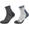 Pánské ponožky Skechers 2PPK Men Trail Wool Quarter Socks SK42052-9300