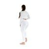 RIBBED SMOOTH WHITE crop top ZIPS