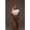 BOOTY crop - top / basic white