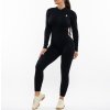 RIBBED BLACK overall - long sleeve