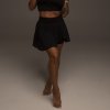 BE FREE - BLACK sports skirt