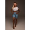 BASIC ACTIVE- SOFT BLUE szorty