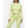 BOOTY VIBE crop LIME BLAZE