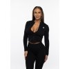 BOOTY VIBE crop BLACK