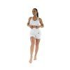 RIBBED PUSH UP SMOOTH šortky WHITE