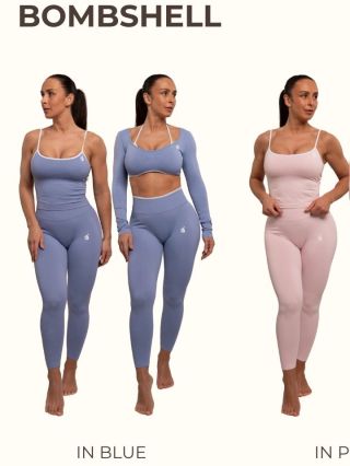 Confidence starts with the perfect fit. Meet the BOMBSHELL Collection — leggings, long sleeve crop and essential tops...