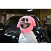 shop ruzovy plysovy navlek na motocyklovu prilbu 3