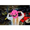 plysovy navlek na helmu pink zralok unicornis 10