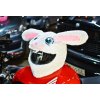 shop vtipny navlek na moto prilbu zajac biely