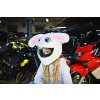 shop biela prilba so zajacom doplnok na motorku