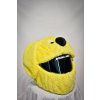 zlty pes usmievavy navlek na helmu prilbu motohelma 4