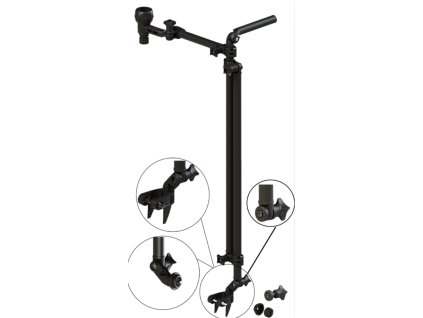 LSp1100 - Universal onboard transducer holder in the assembly with the mount