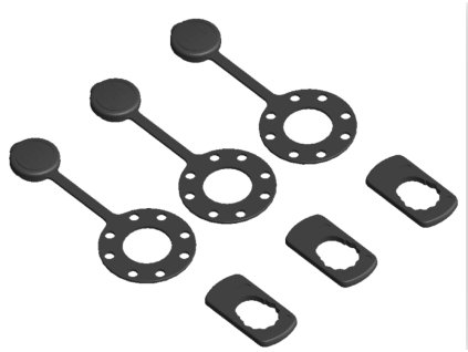 FSk219 - Set for Upgrade of Three Fs219 Accessory Mounts