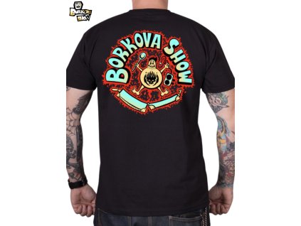 Triko BORKOVA SHOW MINIBOREK ZÁDA + borek LOGO na prsu