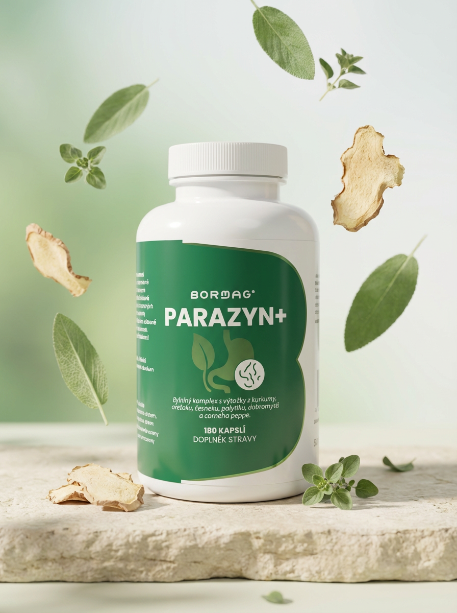 Ilustrační lahvička a kapsle