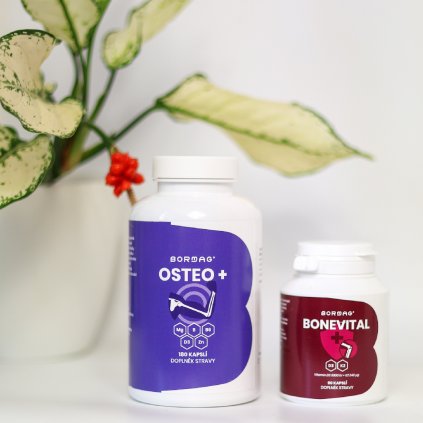 Balíček pro cílené hospodaření s vápníkem - OSTEO 180 cps + BONEVITAL