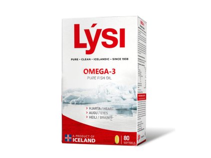 LYSI Omega 3 rybí tuk 80 kapslíOmega 3 rybí tuk 80 kapslí