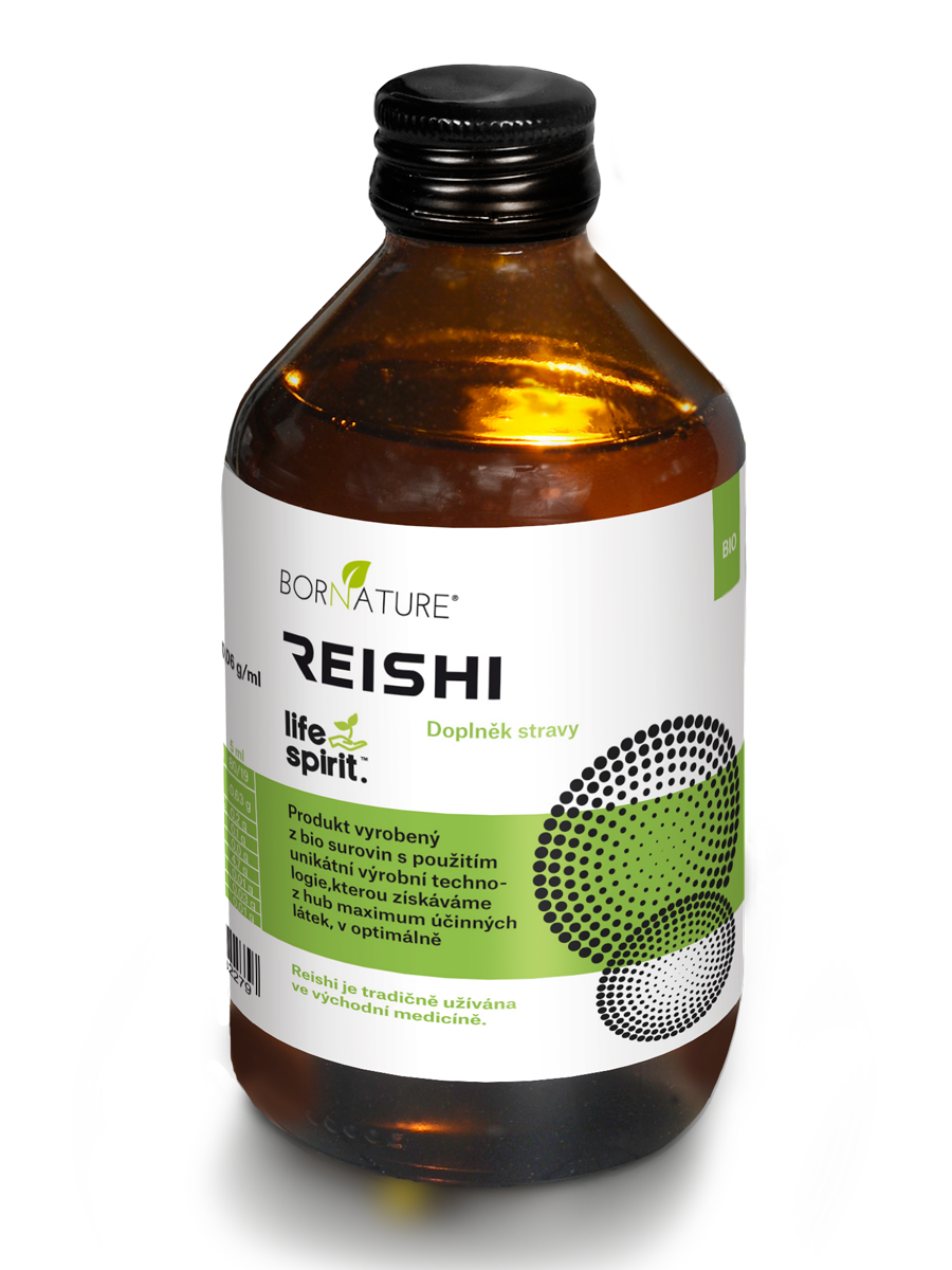 Bornature Reishi - Lesklokorka lesklá extra silný full spektrum macarát 250 ml