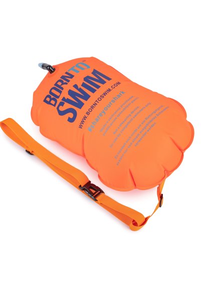 Plavecká bójka NEON BornToSwim® - Oranžová