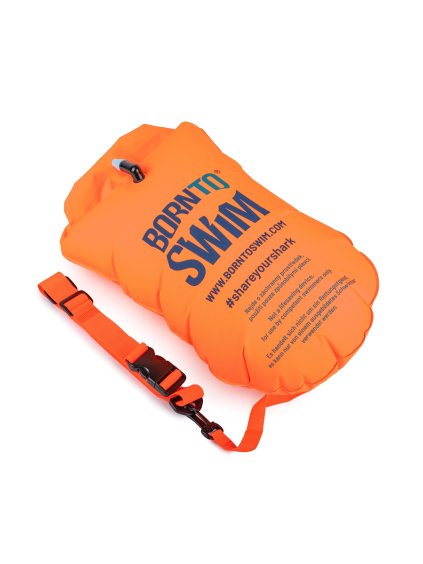 NEON BornToSwim® Swim buoy and dry bag - Orange